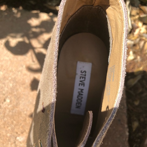 STEVE MADDEN LEATHER SUEDE UPPER SHOES - Picture 4 of 8